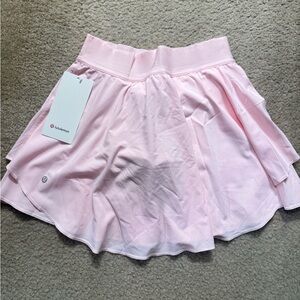 Lululemon Court Rival Skirt in “Strawberry Milkshake” Size 4, BRAND NEW WITH TAG